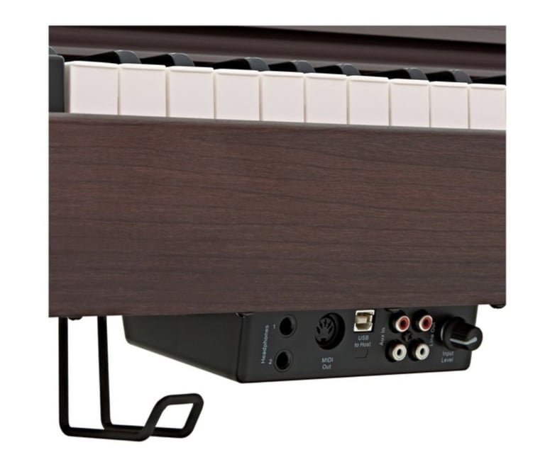 DP-10X Digital Piano by Gear4music + Piano Stool Pack, Dark RW