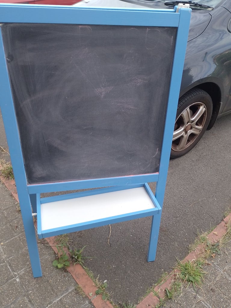 free standing kids chalk black board