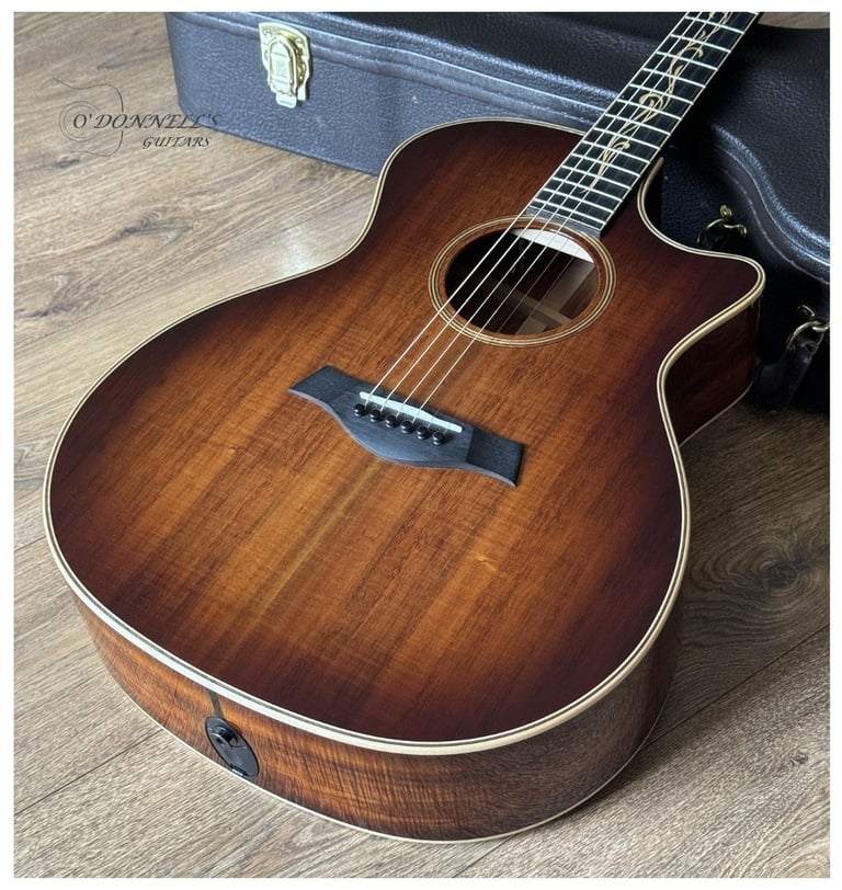 Taylor K24ce with V-Class Bracing 2018 Shaded Edgeburst - Trades Martin Collings Lowden Gibson