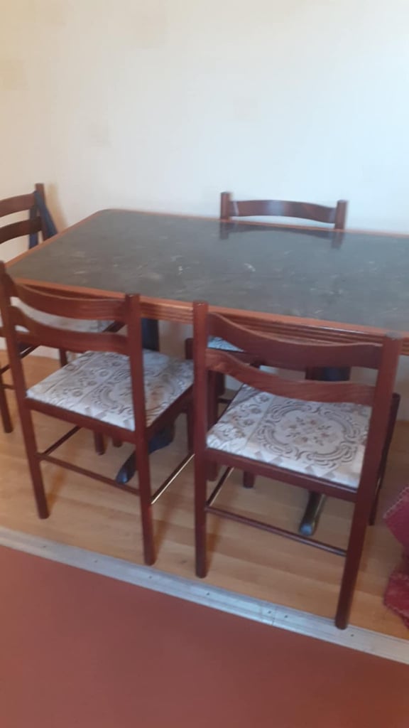 Table and chairs