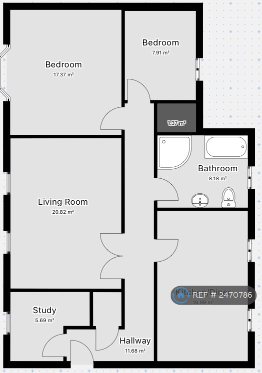 3 bedroom flat in Clickers Drive, Northampton, NN5 (3 bed) (#2470786)