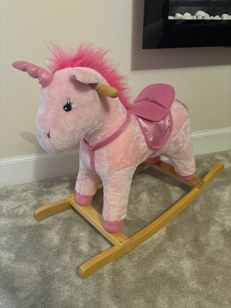 image for Pink rocking horse  (excellent condition) 