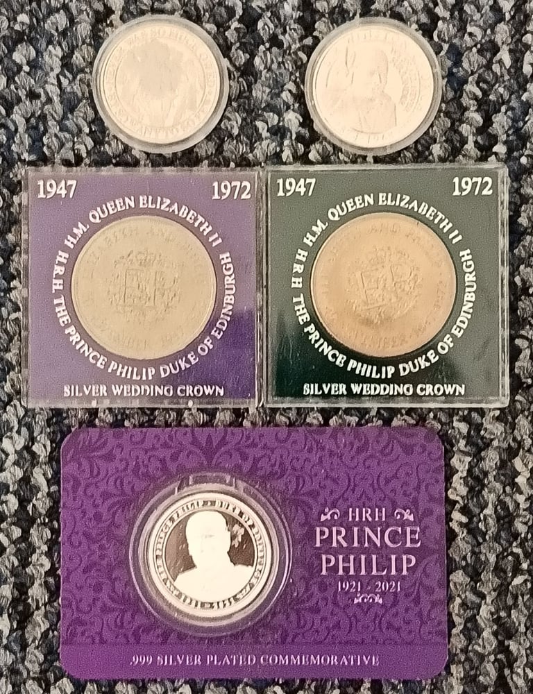 Collection of 5 coins.