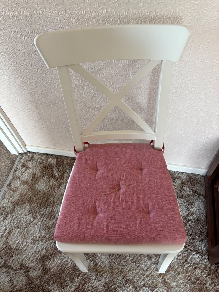 White IKEA Chair 