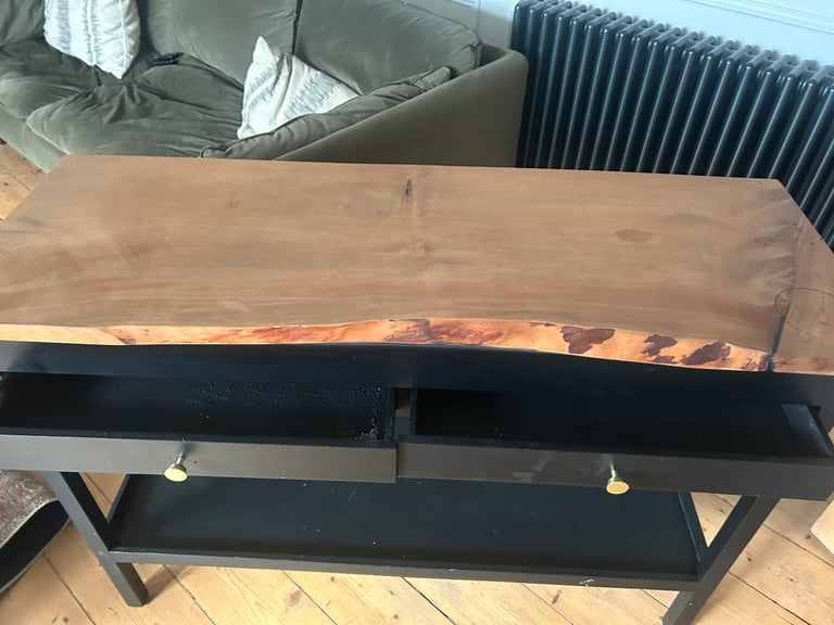 Upcycled console table 