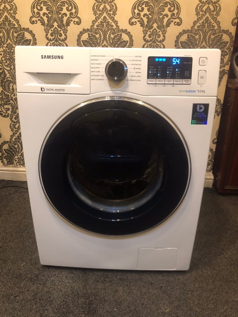 Samsung eco bubble 9kg 1400 spin digital inverter Technology Add wash Washing machine