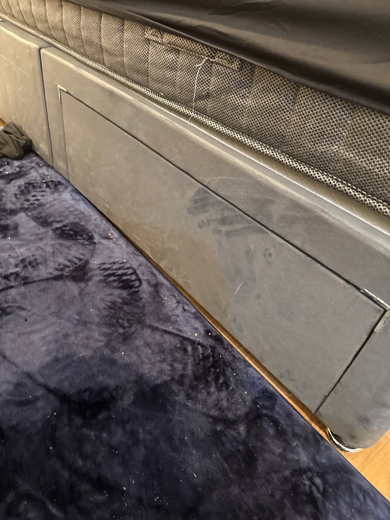 Kind Size Bed Base & Headboard
