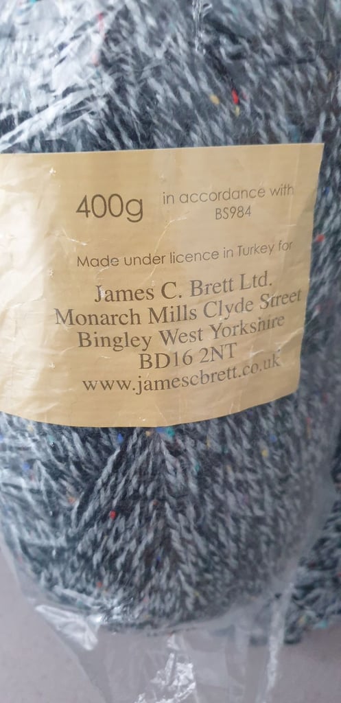 James C Brett Rustic Aran Tweed Knitting Yarn
