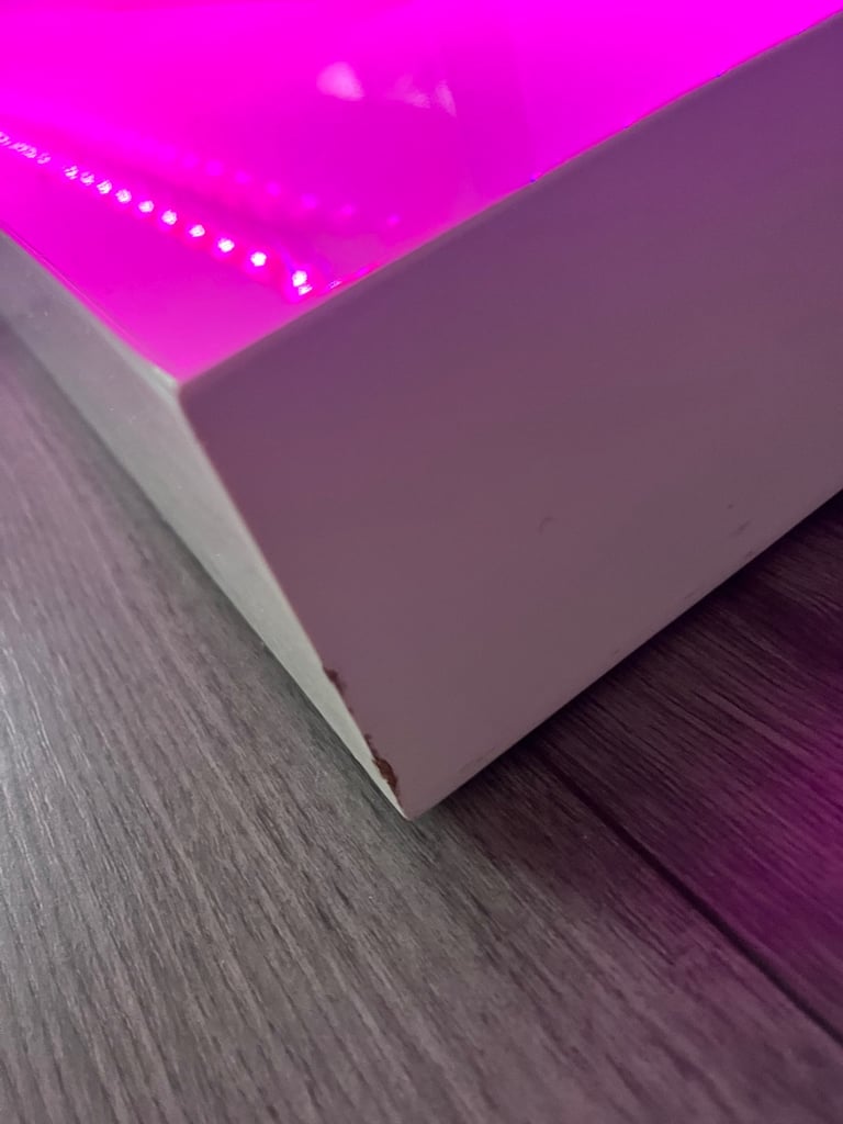 LED tv unit white 
