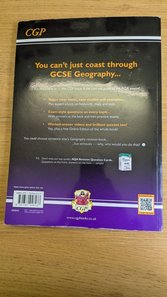 CGP AQA GCSE Geography Revision Guide