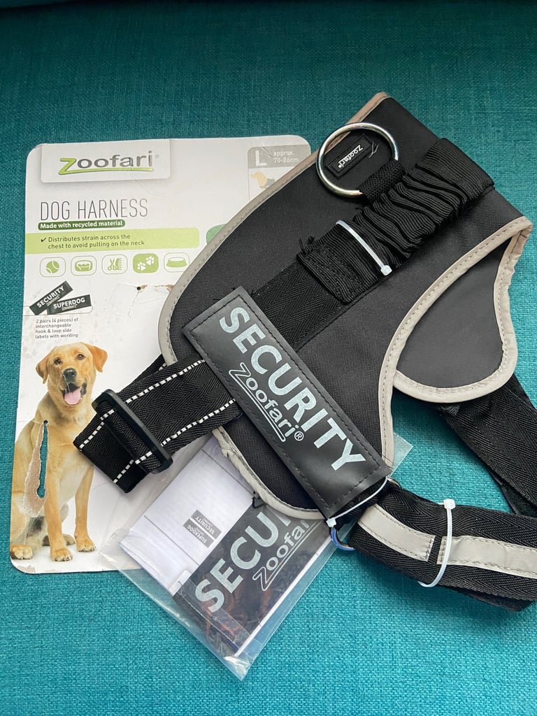 Brand new Zoofari dog harness size large 