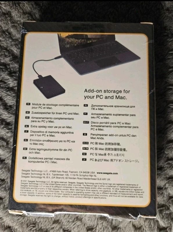 Seagate Expansion 2TB External Hard Drive Hdd USB 3.0 Black Brand New Sealed