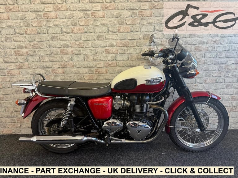 2013 Triumph Bonneville T100 - Red - 17k miles - Nice condition retro bike 