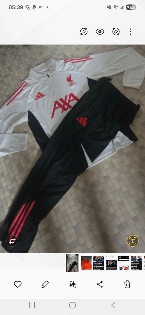 image for Liverpool new season 25-26 tracksuit 