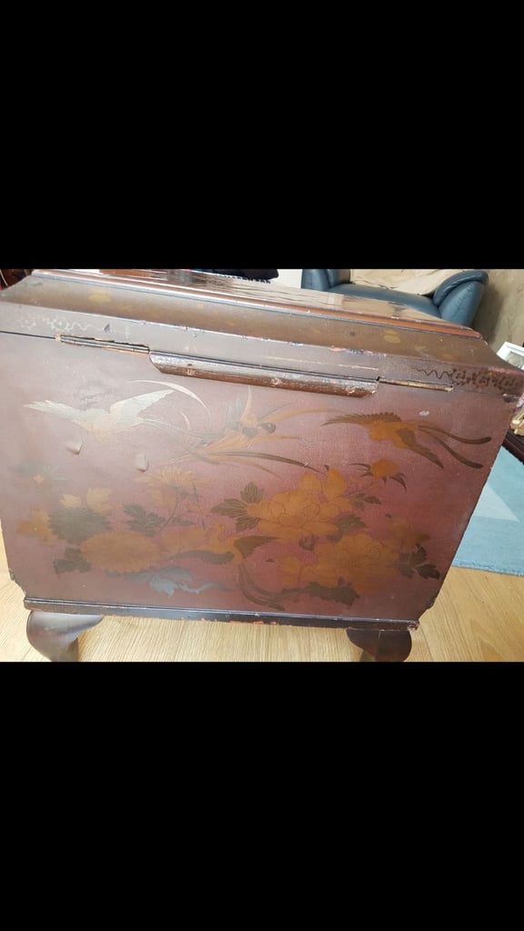 Antique Japanese Makie Lacquer Box C1880 MEIJI PERIOD