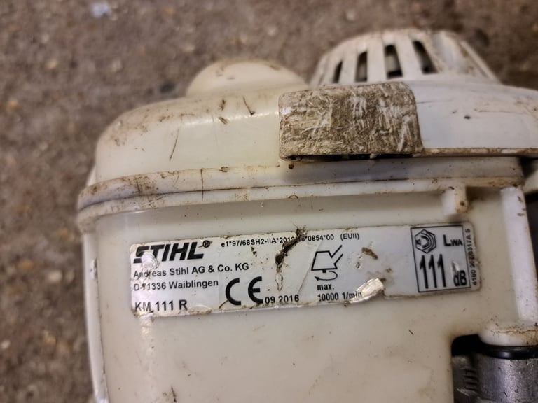 A stihl KM111R hedge cutter 