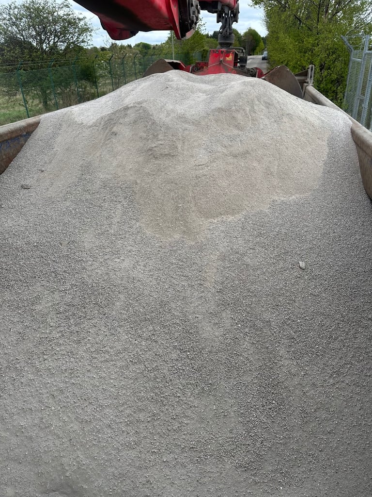 Topsoil £25 Type 1 £25 a ton . Turf mix £35 Aggregates. Logs skips 