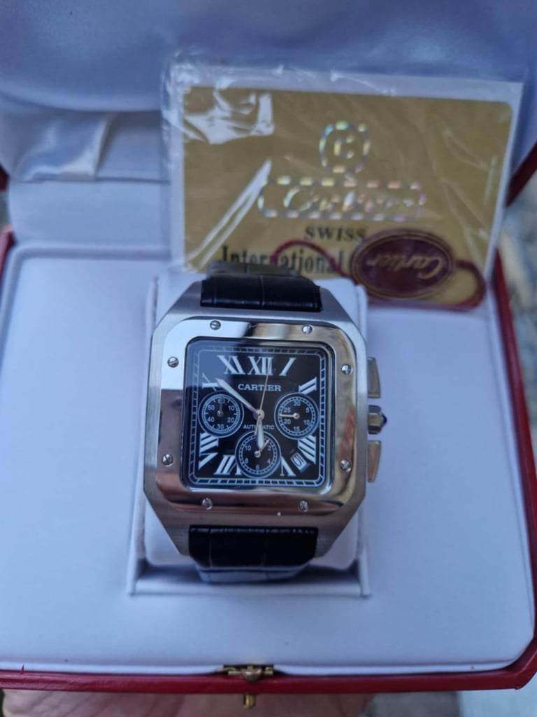 image for Men cartier watch santos smart 