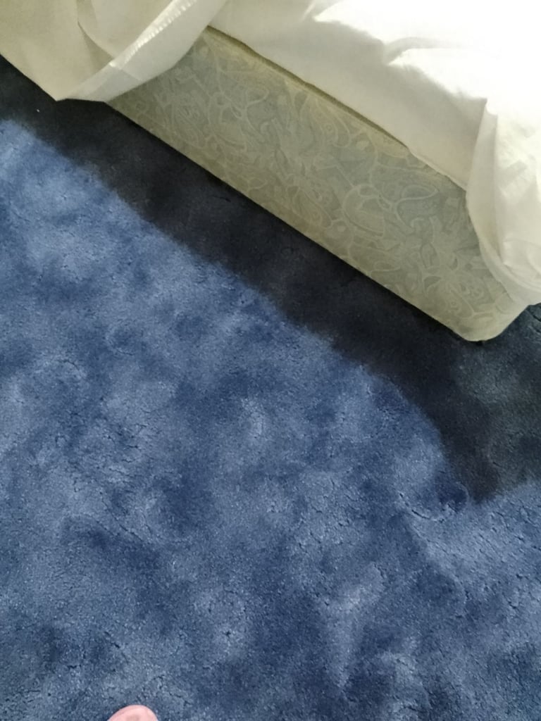 Single bed with mattress & valance 