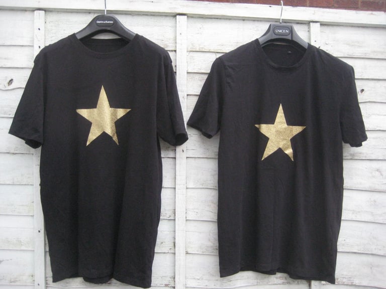 One Large and One Extra Large Decorative 100% Cotton Anthem T shirts for £3.00 Each