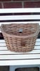 LARGE VINTAGE BICYCLE  WICKER BASKET