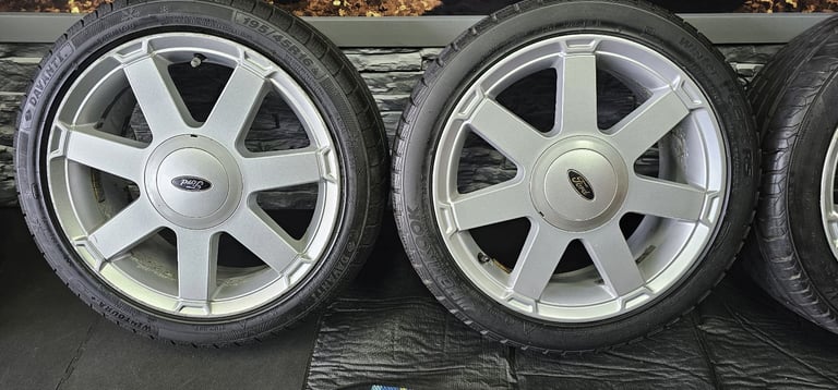 Ford Genuine 16 alloy wheels + 4 x tyres 195 45 16