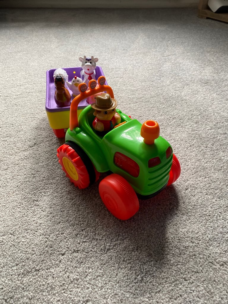 Tractor with Trailer and Animals