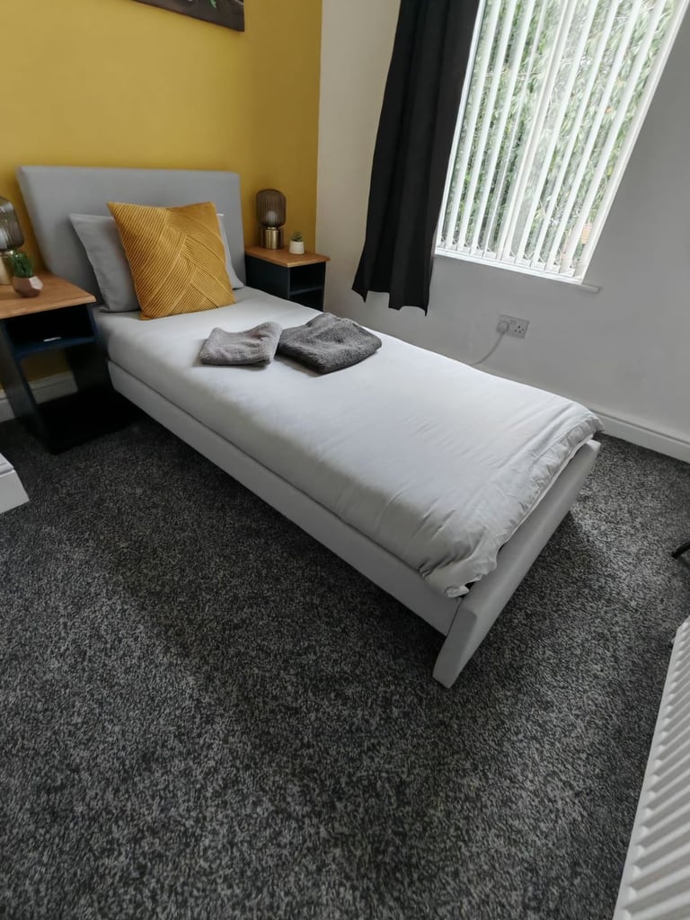 image for Ikea's Single bed with mattress 