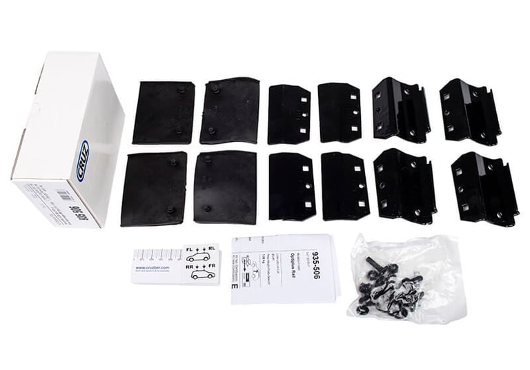 CRUZ OptiPLUS FIX roof bat rail fitting kit feet no. CR6506 (936-506)