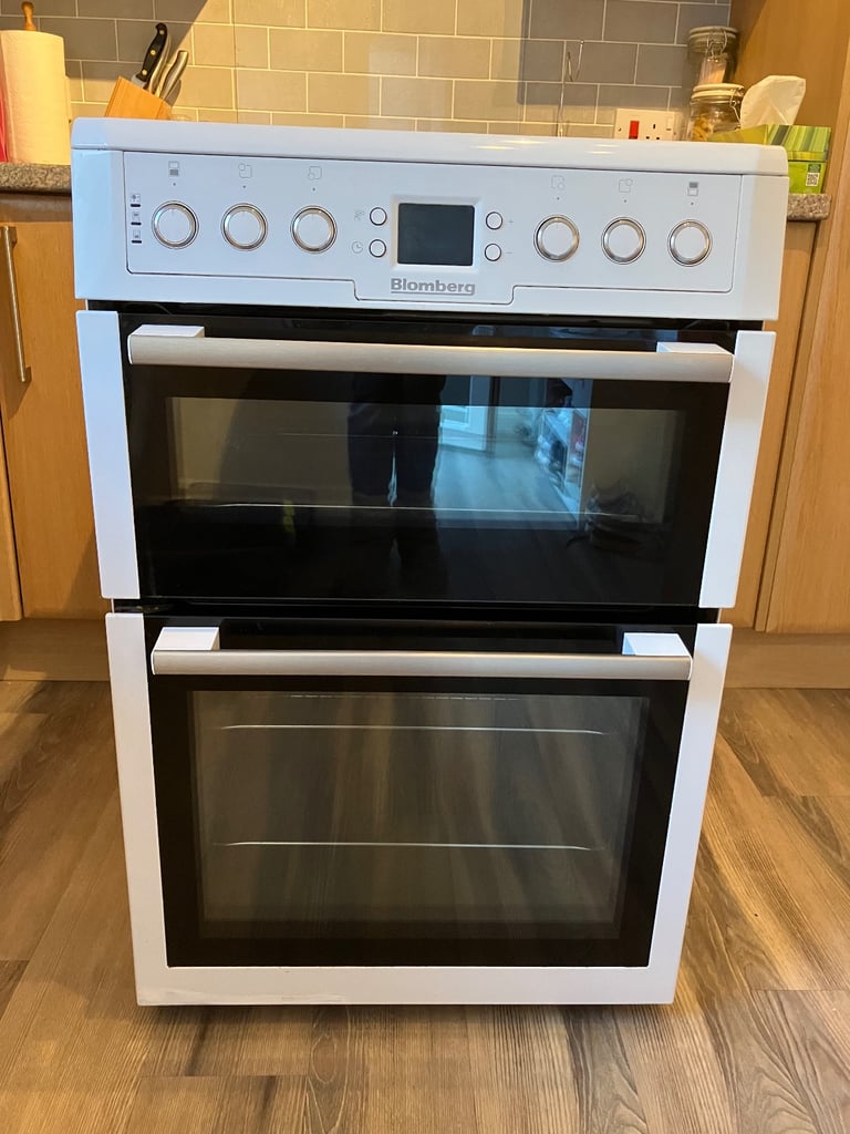 image for 60cm ceramic double oven cooker 