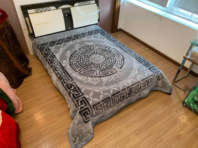 Heavy 5.2kg versace embossed blankets on special offer!