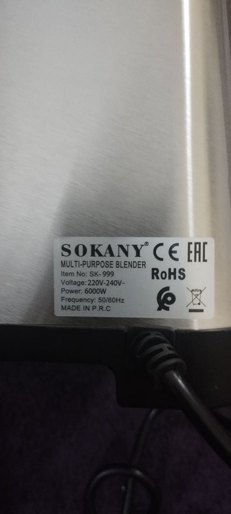 Blender Sokany 
