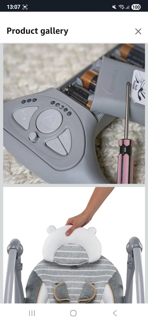 Ingenuity Swing 'n Go Portable Swing