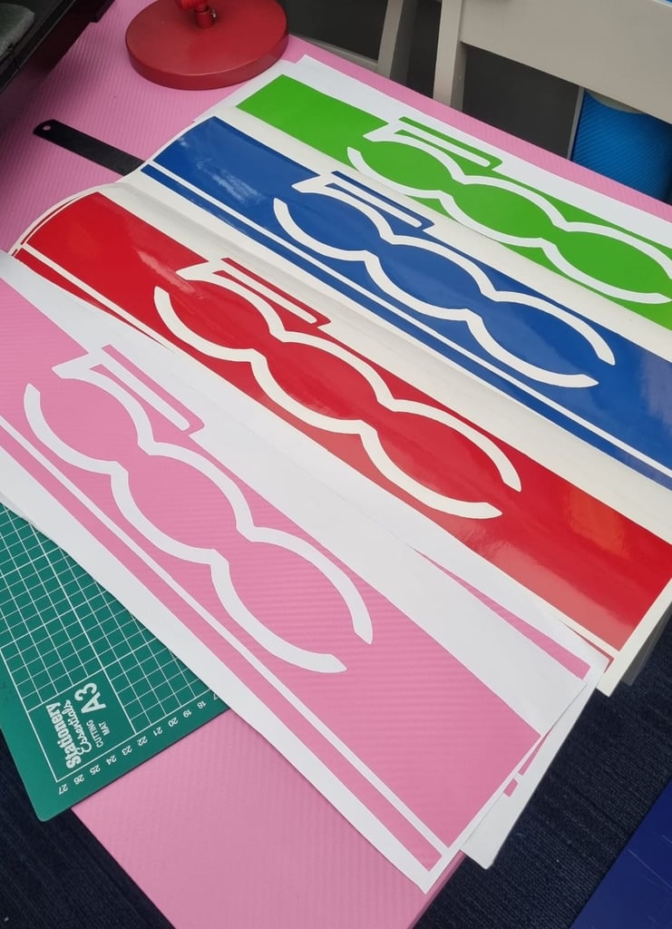 image for Fiat 500 stickers