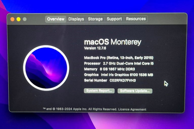 Apple Macbook Pro 2015.