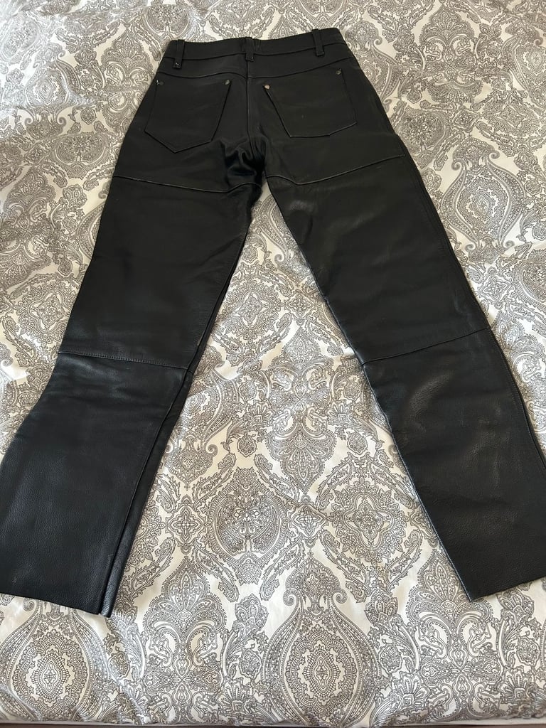 Ladies Hein Gericke leather Motorcycle Jeans Size UK 8