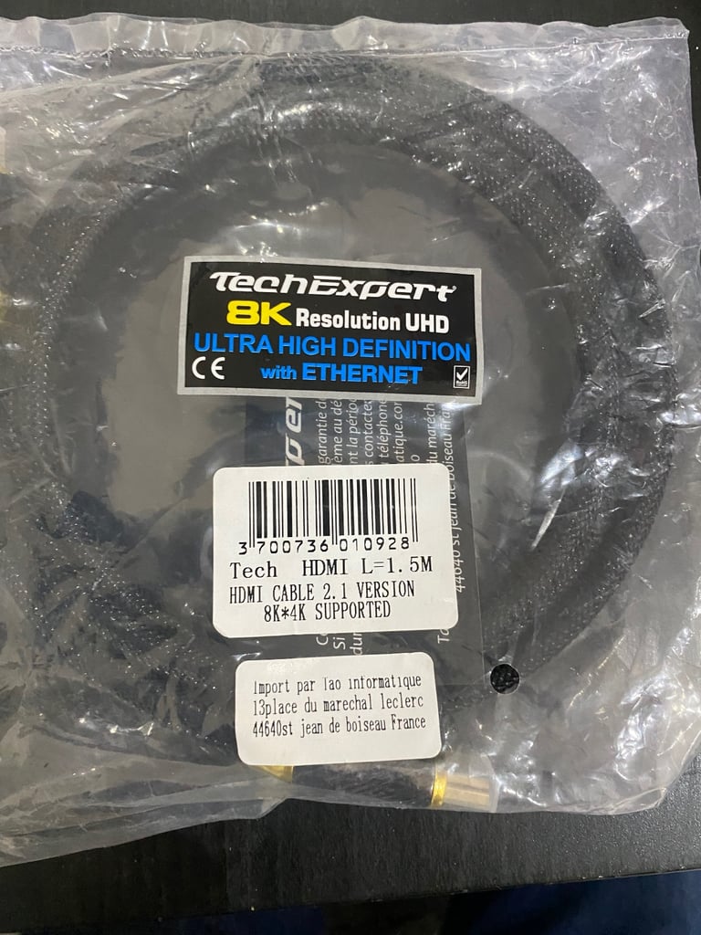 8K HDMI Leads Gold Tipped High End