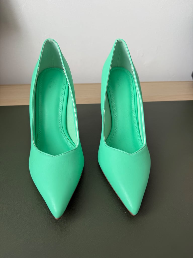 image for ASOS mint green heels 