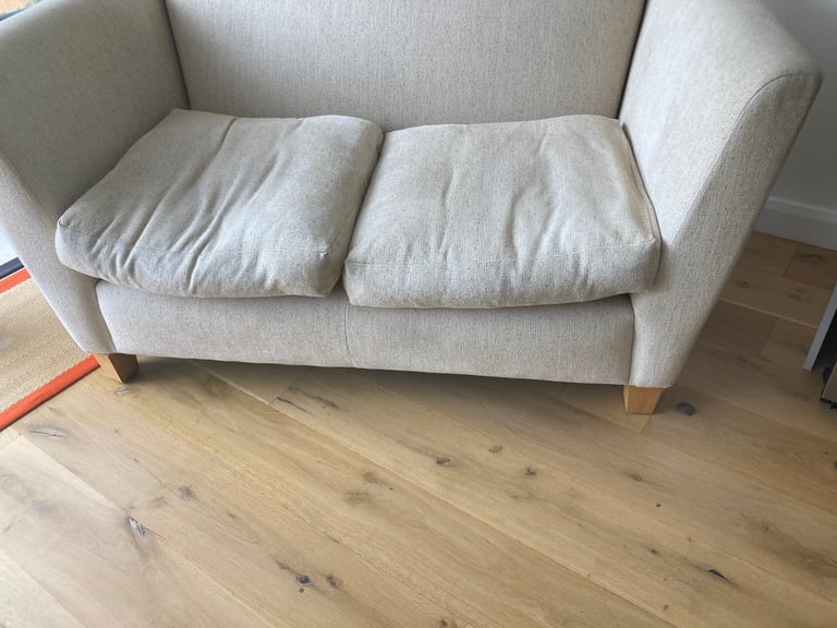 image for Natural two seater sofa 