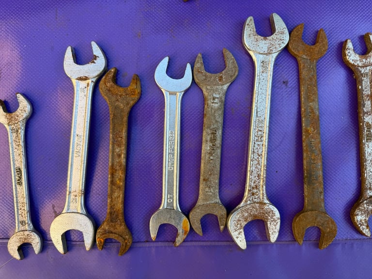40-Piece Combination Spanners Tools Garage Mechanic's Motor DIY Retro Hand Tools