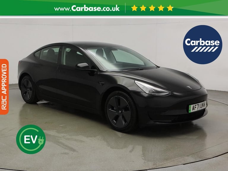 2021 Tesla Model 3 Standard Range Plus Saloon 4dr Electric Auto RWD (241 bhp) Saloon ELECTRIC Aut...
