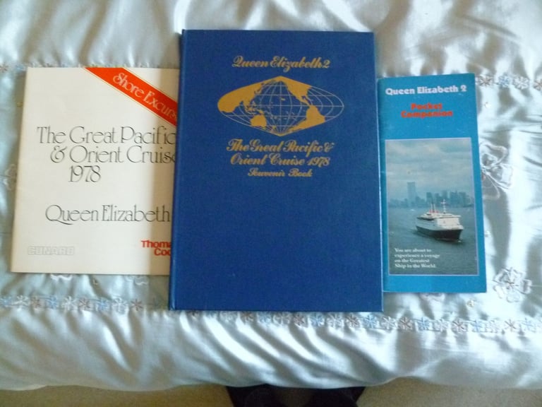 image for Queen Elizabeth 2, The Great Pacific and Orient Cruise 1978 Souvenir Book.