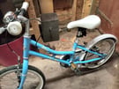 BLUE BIKE EXCELLENT CONDITION, HARDLY USED.