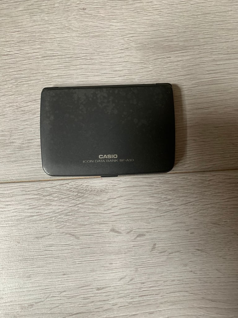 Collectable Casio SF-A10 Icon Data Bank Organizer - manual is missing.