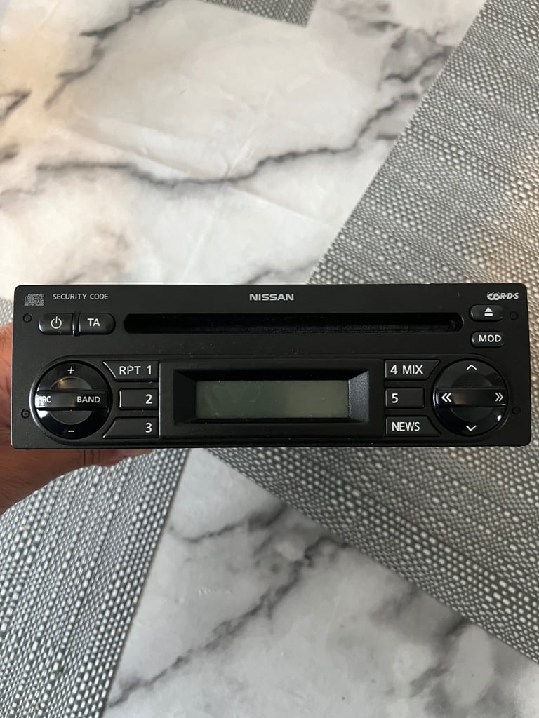 NISSAN NOTE STEREO RADIO CD PLAYER HEAD UNIT 2007