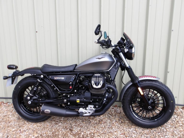 Moto Guzzi V9 Bobber Only 8,550 Miles, Immaculate Condition With Nice Extra's 