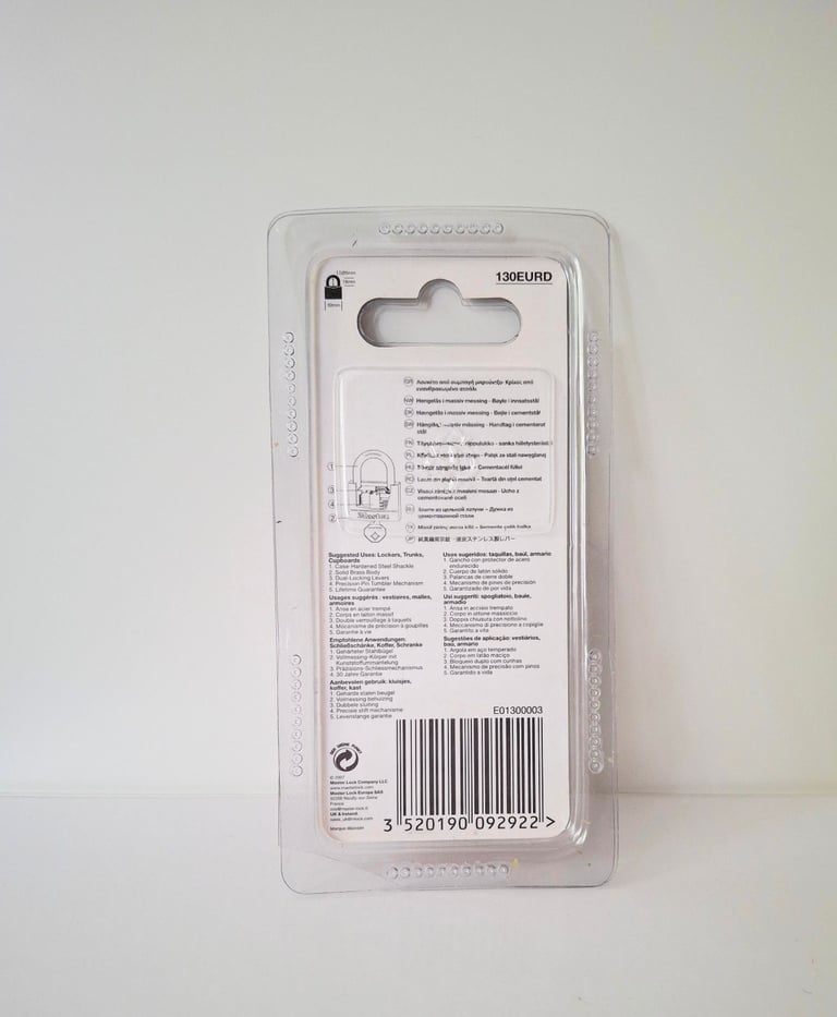 Master Lock Solid Brass 30mm Padlock