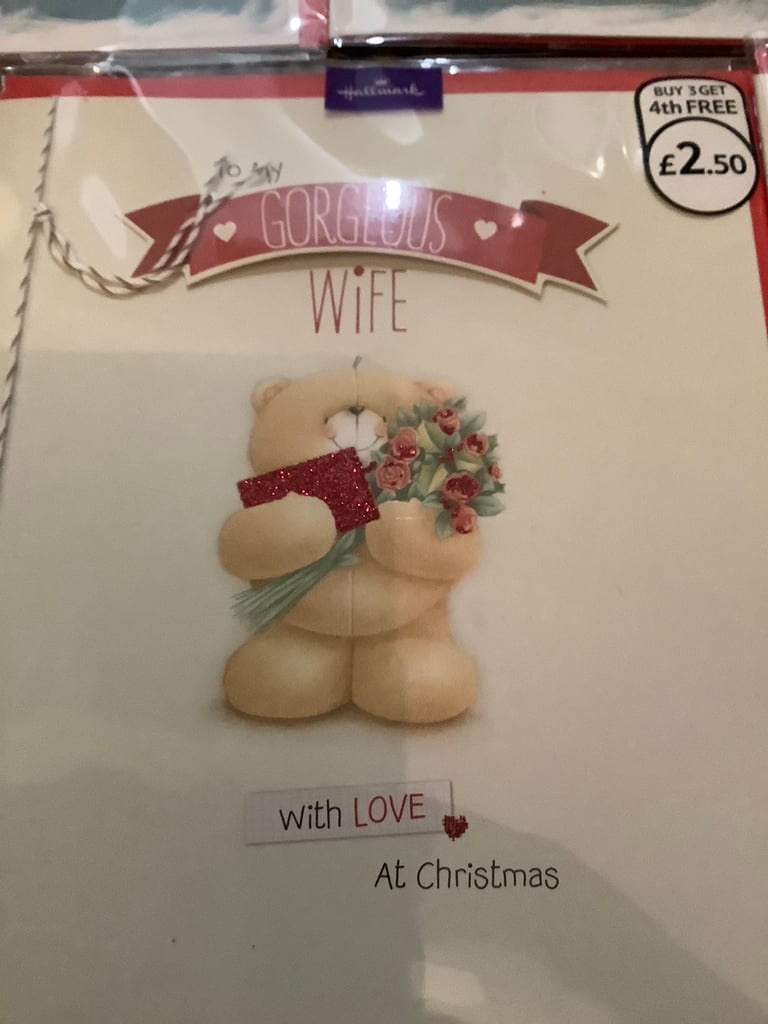 Seven Hallmark Christmas Cards 