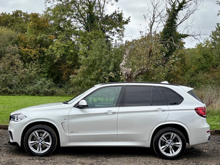 2014 BMW X5 3.0 xDrive 255 BHP 30d M Sport Performance White Auto 7 Seater FSH