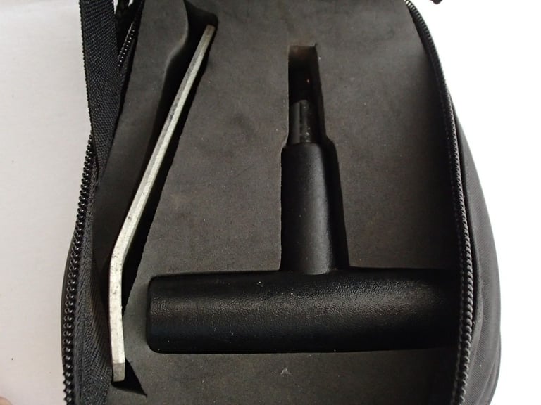 Bicycle Saddle Bag with Multitask fitted Screwdriver and Spanners